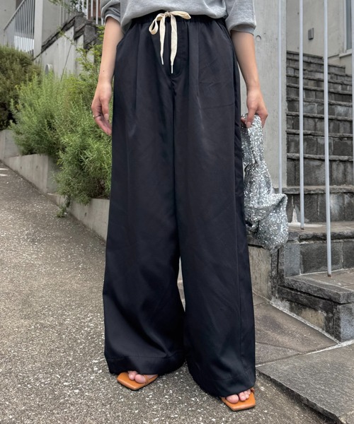 kuwaemi　　チャオパニックティピー　柔らかワイドイージーデニム 今週入荷】【マイナス3キロ見え/サイズ展開あり】柔らかワイド