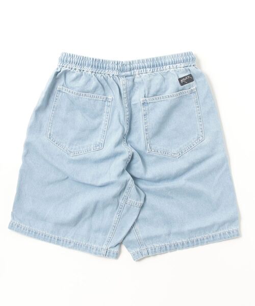 ROKX（ロックス）の「【ROKX】ロックス DENIM STRINGS SHORT（デニムパンツ・メンズ・ブラック/ブルー系その他/ブルー系その他2・SMALL/X-LARGE/MEDIUM/LARGE）」の11枚目の写真