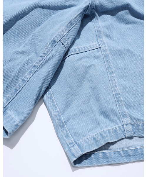 ROKX（ロックス）の「【ROKX】ロックス DENIM STRINGS SHORT（デニムパンツ・メンズ・ブラック/ブルー系その他/ブルー系その他2・SMALL/X-LARGE/MEDIUM/LARGE）」の5枚目の写真