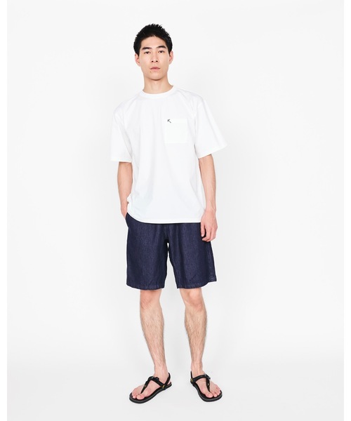 ROKX（ロックス）の「【ROKX】ロックス DENIM STRINGS SHORT（デニムパンツ・メンズ・ブラック/ブルー系その他/ブルー系その他2・SMALL/X-LARGE/MEDIUM/LARGE）」の7枚目の写真