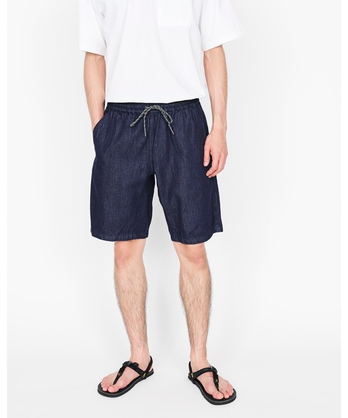 ROKX（ロックス）の「【ROKX】ロックス DENIM STRINGS SHORT（デニムパンツ・メンズ・ブラック/ブルー系その他/ブルー系その他2・SMALL/X-LARGE/MEDIUM/LARGE）」の8枚目の写真