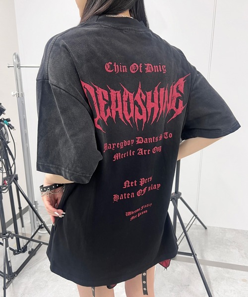 Figments（フィグメンツ）の「パンクロゴビッグＴ（Tシャツ/カットソー・レディース・ブラック/ホワイト・FREE）」の2枚目の写真