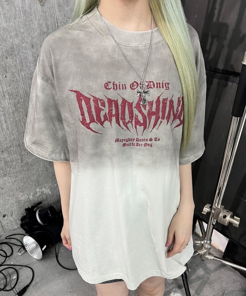 Figments（フィグメンツ）の「パンクロゴビッグＴ（Tシャツ/カットソー・レディース・ブラック/ホワイト・FREE）」の8枚目の写真