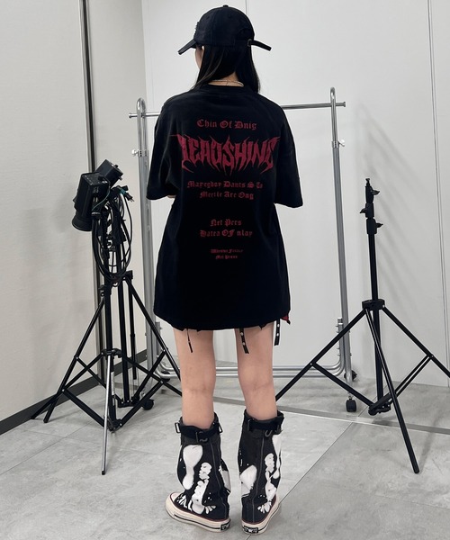 Figments（フィグメンツ）の「パンクロゴビッグＴ（Tシャツ/カットソー・レディース・ブラック/ホワイト・FREE）」の6枚目の写真