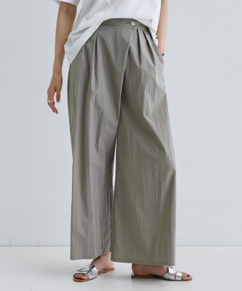 GALLEST（ギャレスト）の「タイプライターラップワイドパンツ（その他パンツ・レディース・グリーン系/ブラウン系その他・38/36/40）」の7枚目の写真
