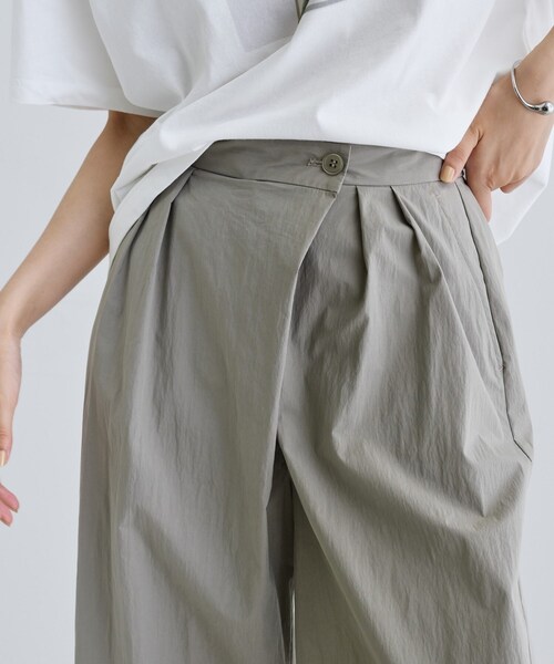 GALLEST（ギャレスト）の「タイプライターラップワイドパンツ（その他パンツ・レディース・グリーン系/ブラウン系その他・38/36/40）」の9枚目の写真