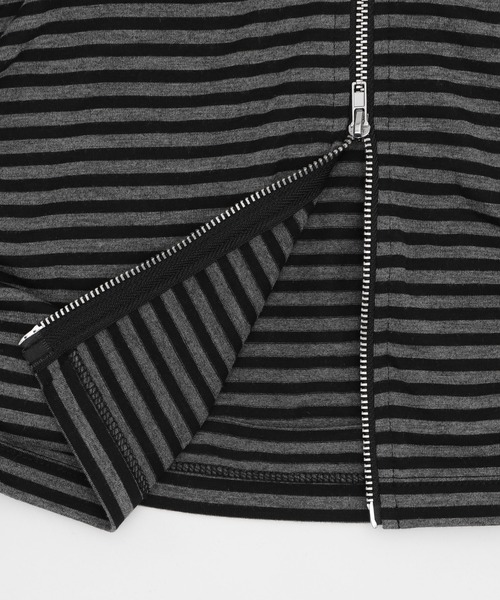 WEGO（ウィゴー）の「WEGO/柄Wジップパーカー（パーカー・レディース・ホワイト/ライトグレー/グレー系その他5・FREE）」の4枚目の写真