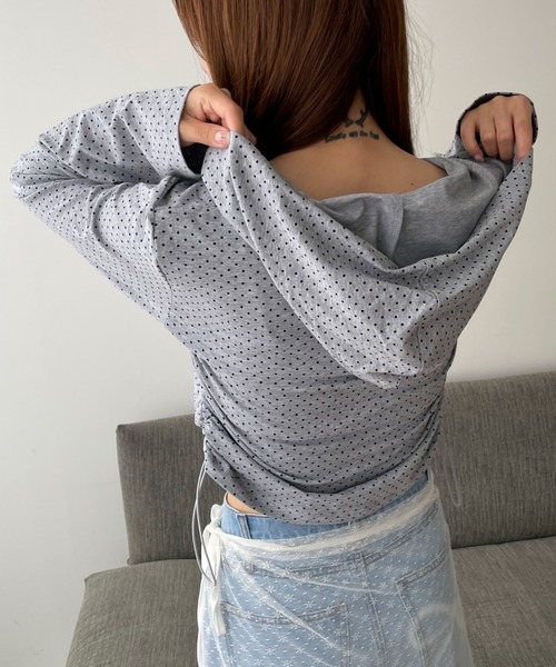 WEGO（ウィゴー）の「WEGO/柄Wジップパーカー（パーカー・レディース・ホワイト/ライトグレー/グレー系その他5・FREE）」の18枚目の写真