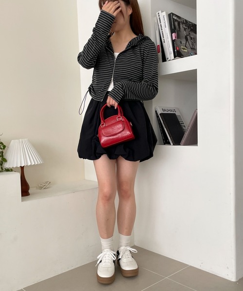 WEGO（ウィゴー）の「WEGO/柄Wジップパーカー（パーカー・レディース・ホワイト/ライトグレー/グレー系その他5・FREE）」の12枚目の写真