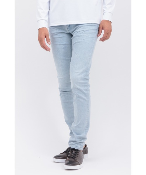 HIGH STREET(ハイストリート)の「ハイパワーストレッチVINTAGEカコウスリムデニム(スラックス・メンズ・ネイビー/ブルー系2/グレー・LL/L/M/S)」の3枚目の写真