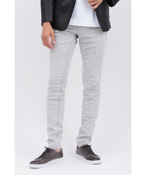 HIGH STREET(ハイストリート)の「ハイパワーストレッチVINTAGEカコウスリムデニム(スラックス・メンズ・ネイビー/ブルー系2/グレー・LL/L/M/S)」の1枚目の写真