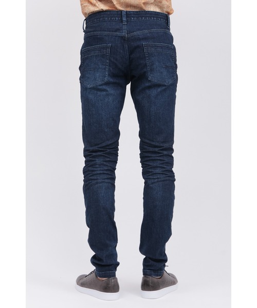 HIGH STREET(ハイストリート)の「ハイパワーストレッチVINTAGEカコウスリムデニム(スラックス・メンズ・ネイビー/ブルー系2/グレー・LL/L/M/S)」の7枚目の写真