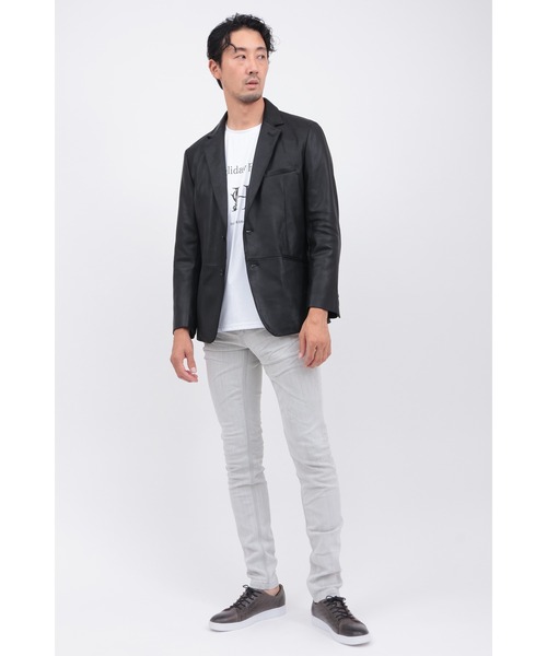HIGH STREET(ハイストリート)の「ハイパワーストレッチVINTAGEカコウスリムデニム(スラックス・メンズ・ネイビー/ブルー系2/グレー・LL/L/M/S)」の13枚目の写真