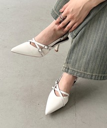 Bamm（バム）の「ダブルベルトポインテッドトゥパンプス（パンプス）」
