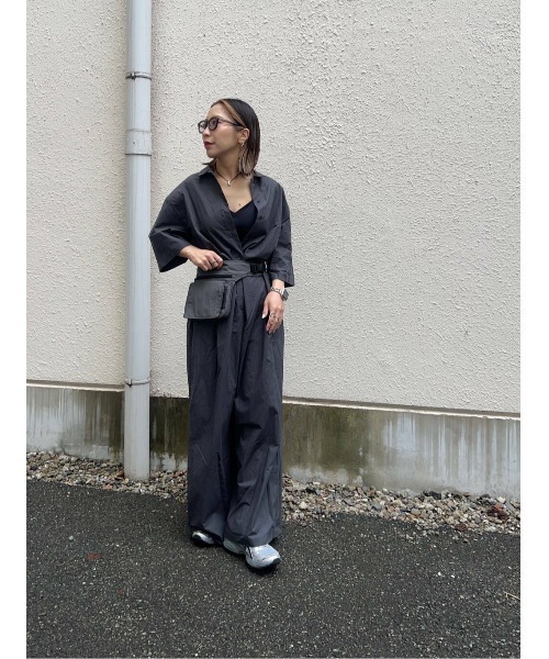 LAATO オールインワン　グレー　綿100 アーバンリサーチ　ゆったり LAATO オールインワン グレー 綿100 アーバンリサーチ ゆったり