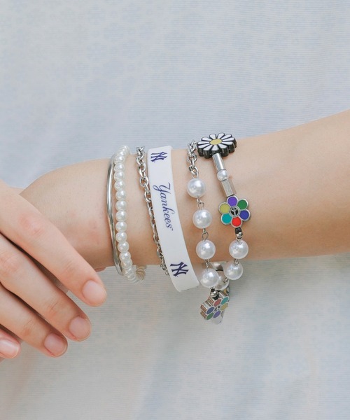 R5 ラバー・ブレスレット MLB/エムエルビー YANKEES RUBBER BRACELETS ラバーブレスレット
