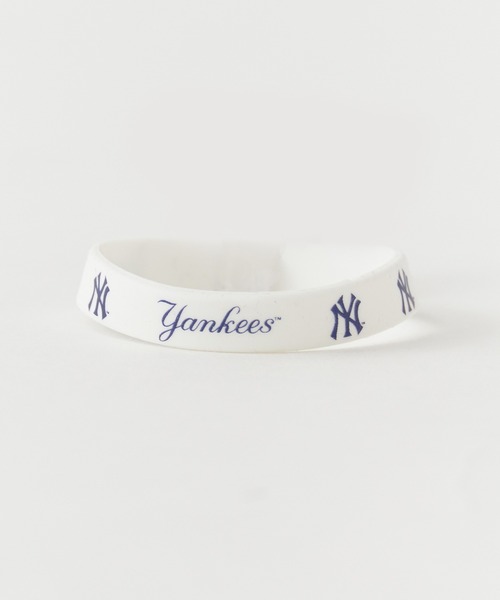 MLB/エムエルビー YANKEES RUBBER BRACELETS ラバーブレスレット