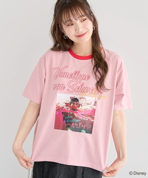 Disney(ディズニー)の「シュガーラッシュ / フォト半袖TEE(Tシャツ/カットソー・レディース・ミント/ピンク・FREE)」の1枚目の写真
