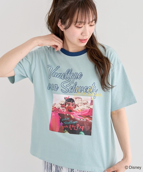 Disney(ディズニー)の「シュガーラッシュ / フォト半袖TEE(Tシャツ/カットソー・レディース・ミント/ピンク・FREE)」の9枚目の写真