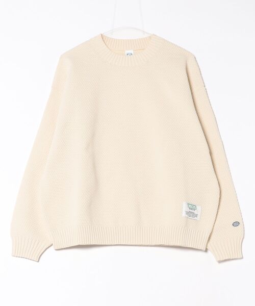 DISCUS ATHLETIC（ディスカス　アスレチック）の「DISCUS ATHLETIC/ディスカスアスレチック セーター クルーニット 5487-6970（ニット/セーター・レディース・ライトグリーン/ピンク/アイボリー/スミクロ/イエロー/オレンジ・M）」の15枚目の写真