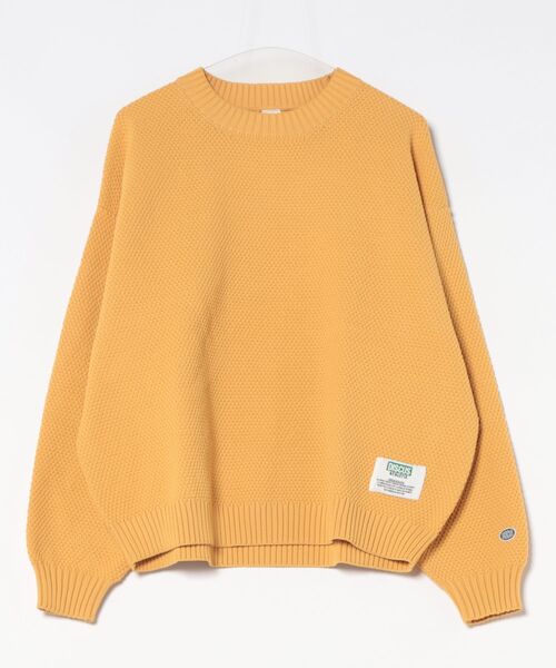 DISCUS ATHLETIC（ディスカス　アスレチック）の「DISCUS ATHLETIC/ディスカスアスレチック セーター クルーニット 5487-6970（ニット/セーター・レディース・ライトグリーン/ピンク/アイボリー/スミクロ/イエロー/オレンジ・M）」の18枚目の写真