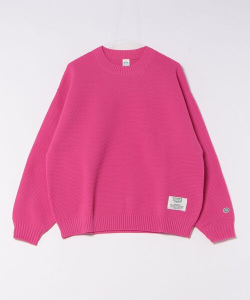 DISCUS ATHLETIC（ディスカス　アスレチック）の「DISCUS ATHLETIC/ディスカスアスレチック セーター クルーニット 5487-6970（ニット/セーター・レディース・ライトグリーン/ピンク/アイボリー/スミクロ/イエロー/オレンジ・M）」の19枚目の写真