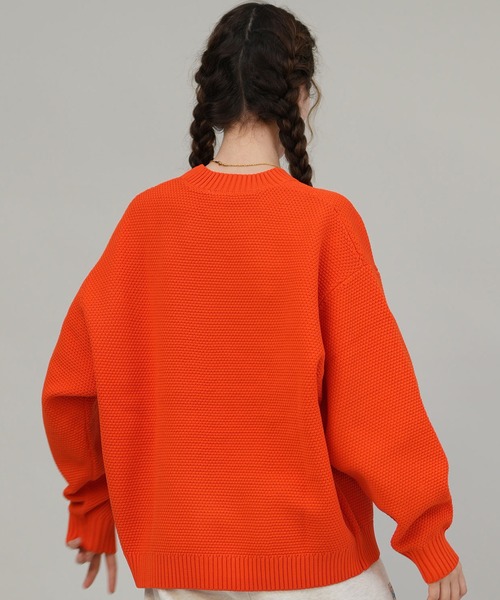 DISCUS ATHLETIC（ディスカス　アスレチック）の「DISCUS ATHLETIC/ディスカスアスレチック セーター クルーニット 5487-6970（ニット/セーター・レディース・ライトグリーン/ピンク/アイボリー/スミクロ/イエロー/オレンジ・M）」の11枚目の写真