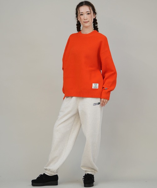 DISCUS ATHLETIC（ディスカス　アスレチック）の「DISCUS ATHLETIC/ディスカスアスレチック セーター クルーニット 5487-6970（ニット/セーター・レディース・ライトグリーン/ピンク/アイボリー/スミクロ/イエロー/オレンジ・M）」の13枚目の写真