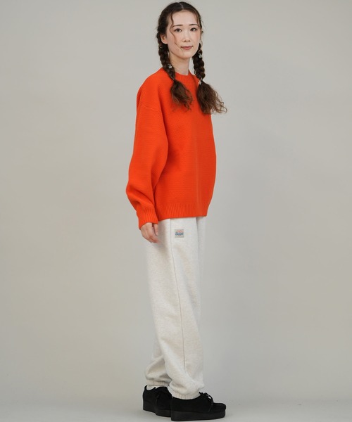 DISCUS ATHLETIC（ディスカス　アスレチック）の「DISCUS ATHLETIC/ディスカスアスレチック セーター クルーニット 5487-6970（ニット/セーター・レディース・ライトグリーン/ピンク/アイボリー/スミクロ/イエロー/オレンジ・M）」の14枚目の写真