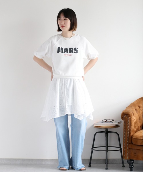 cepo(セポ)の「スカラップ刺繍キャミワンピース(ワンピース・レディース・オフホワイト/ブラック・M)」の19枚目の写真