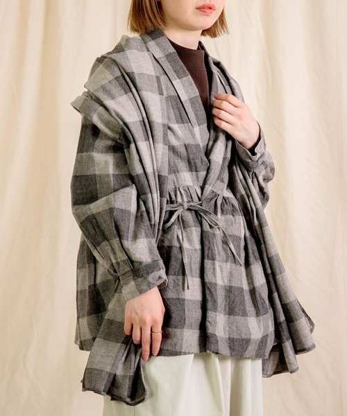 Brocante / ブロカント] ヤク混フランネルチェック エトール | Domingo