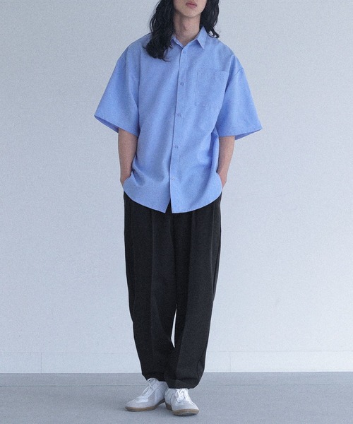 MDR(エムディアール)の「ワイドテーパードイージースラックス(スラックス・メンズ・ブラック/グレー・M/L)」の16枚目の写真