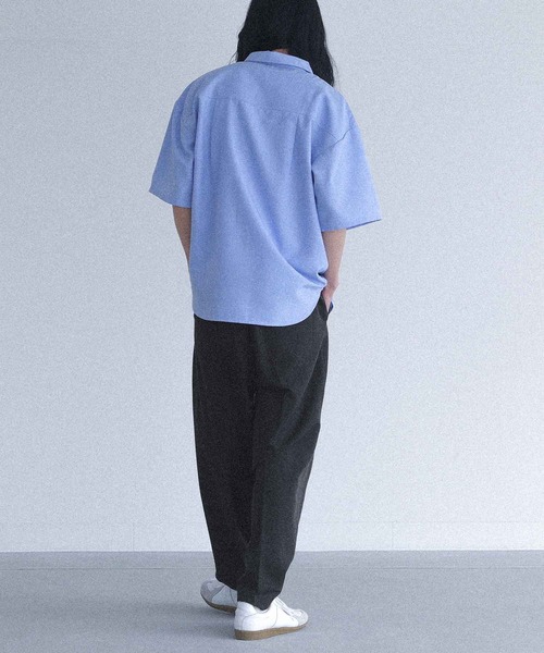MDR(エムディアール)の「ワイドテーパードイージースラックス(スラックス・メンズ・ブラック/グレー・M/L)」の17枚目の写真