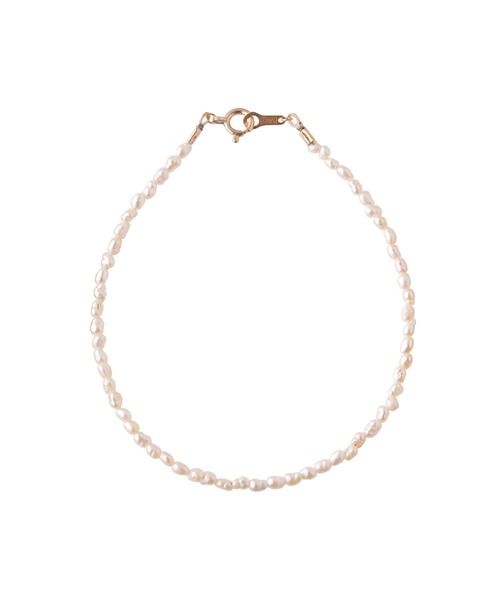 SIENA ROSE(シエナロゼ)の「ライスパールブレスレット(ブレスレット・レディース・イエローゴールド・FREE)」の2枚目の写真