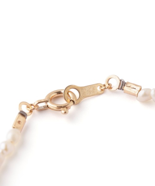 SIENA ROSE(シエナロゼ)の「ライスパールブレスレット(ブレスレット・レディース・イエローゴールド・FREE)」の4枚目の写真