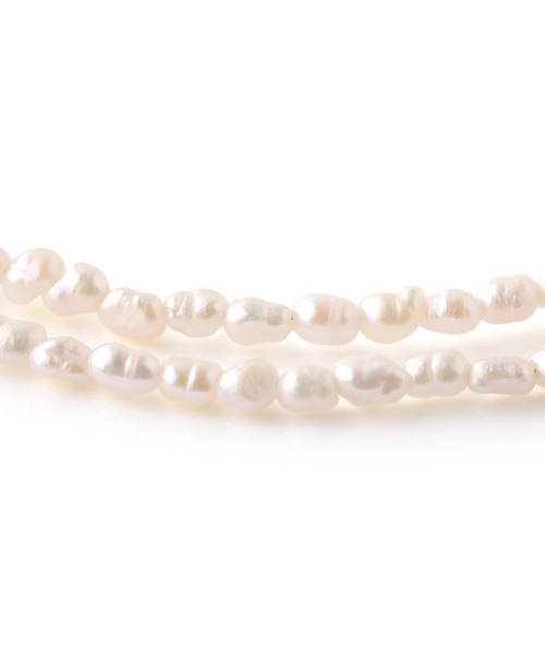 SIENA ROSE(シエナロゼ)の「ライスパールブレスレット(ブレスレット・レディース・イエローゴールド・FREE)」の3枚目の写真