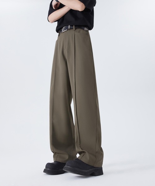 aimoha（アイモハ）の「ゆったりスラックス（スラックス・メンズ・チョコ/ブラック/ライトベージュ・LARGE/MEDIUM/X-LARGE）」の15枚目の写真