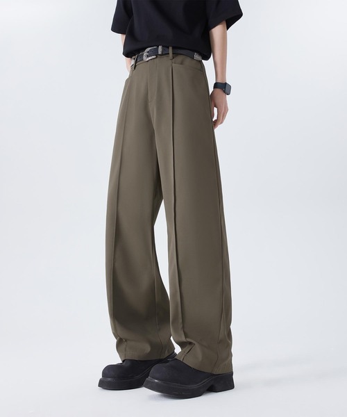 aimoha（アイモハ）の「ゆったりスラックス（スラックス・メンズ・チョコ/ブラック/ライトベージュ・LARGE/MEDIUM/X-LARGE）」の16枚目の写真