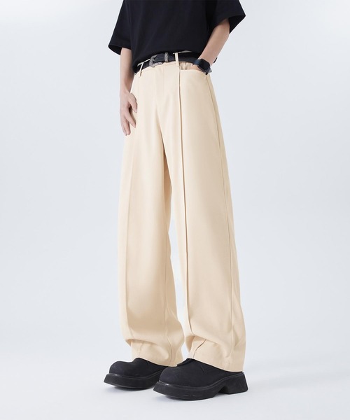 aimoha（アイモハ）の「ゆったりスラックス（スラックス・メンズ・チョコ/ブラック/ライトベージュ・LARGE/MEDIUM/X-LARGE）」の22枚目の写真