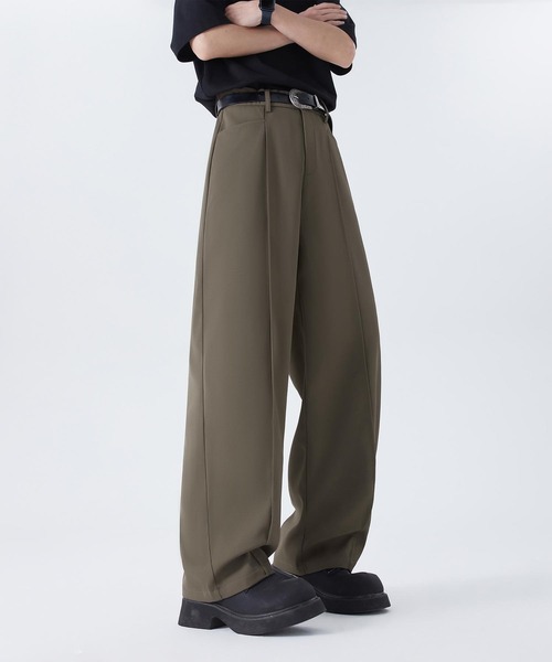 aimoha（アイモハ）の「ゆったりスラックス（スラックス・メンズ・チョコ/ブラック/ライトベージュ・LARGE/MEDIUM/X-LARGE）」の17枚目の写真