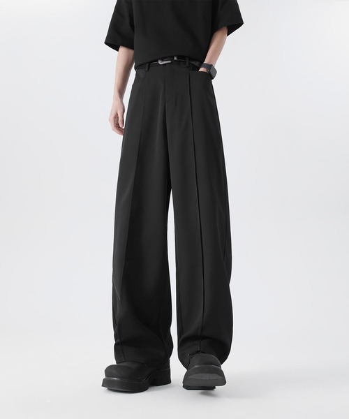 aimoha（アイモハ）の「ゆったりスラックス（スラックス・メンズ・チョコ/ブラック/ライトベージュ・LARGE/MEDIUM/X-LARGE）」の8枚目の写真