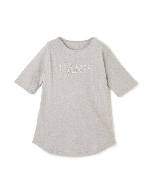 Jayro(ジャイロ)の「ロゴプリントTシャツ(Tシャツ/カットソー・レディース・ブラック/ライトグレー/ホワイト・FREE)」の3枚目の写真