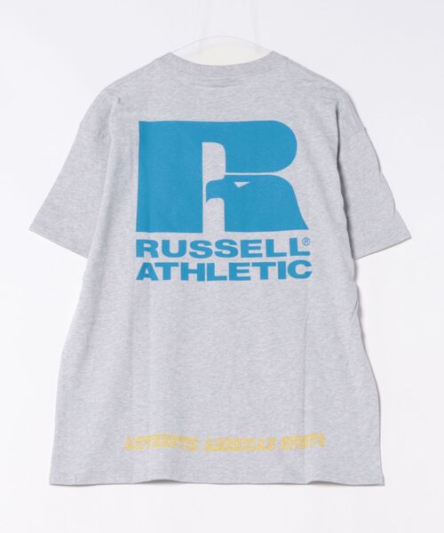 Russell Athletic(ラッセルアスレティック)の「Duckster/ダックスター RIUSSEL ATHLETIC 別注TEE(Rロゴ)(Tシャツ/カットソー・メンズ・ブラック/ライトグレー/ホワイト・LARGE/MEDIUM/X-LARGE)」の5枚目の写真