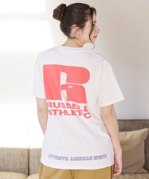 Russell Athletic(ラッセルアスレティック)の「Duckster/ダックスター RIUSSEL ATHLETIC 別注TEE(Rロゴ)(Tシャツ/カットソー・メンズ・ブラック/ライトグレー/ホワイト・LARGE/MEDIUM/X-LARGE)」の19枚目の写真