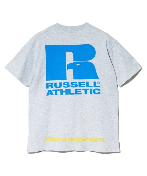Russell Athletic(ラッセルアスレティック)の「Duckster/ダックスター RIUSSEL ATHLETIC 別注TEE(Rロゴ)(Tシャツ/カットソー・メンズ・ブラック/ライトグレー/ホワイト・LARGE/MEDIUM/X-LARGE)」の21枚目の写真