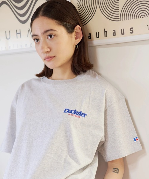 Russell Athletic(ラッセルアスレティック)の「Duckster/ダックスター RIUSSEL ATHLETIC 別注TEE(Rロゴ)(Tシャツ/カットソー・メンズ・ブラック/ライトグレー/ホワイト・LARGE/MEDIUM/X-LARGE)」の22枚目の写真