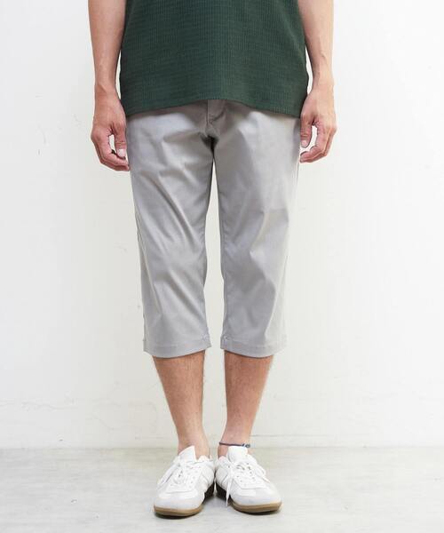 MEN'S MELROSE(メンズメルローズ)の「メランジハイパーストレッチクロップドパンツ(チノパンツ・メンズ・ライトベージュ/ブラック/ネイビー/ライトグレー・4/3/5/2)」の5枚目の写真