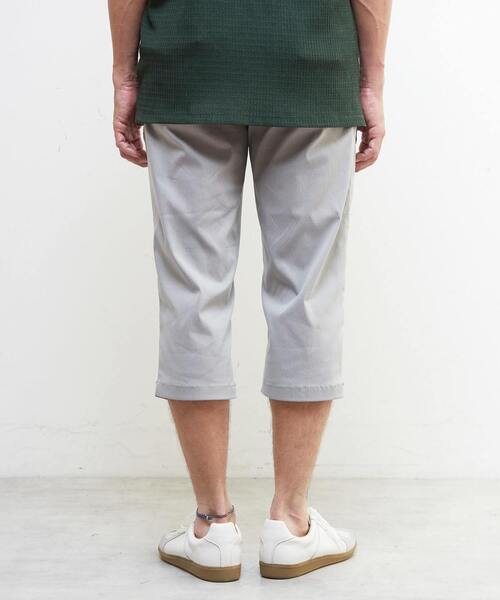 MEN'S MELROSE(メンズメルローズ)の「メランジハイパーストレッチクロップドパンツ(チノパンツ・メンズ・ライトベージュ/ブラック/ネイビー/ライトグレー・4/3/5/2)」の7枚目の写真