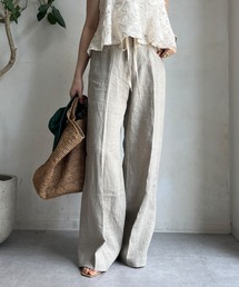 DouDou | リネン紐ドロストパンツ(その他パンツ)