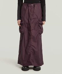CARGO LONG SKIRT/ミリタリーディテールカーゴロングスカート